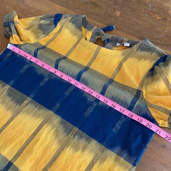 Loft Short Sleeve Blouse Top Shirt Sz Medium - Picture 3 of 9